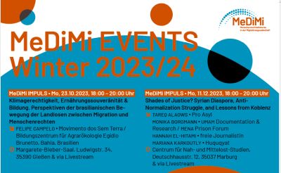 MeDiMi EVENTS Winter 2023/24