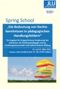 Spring School März 2022