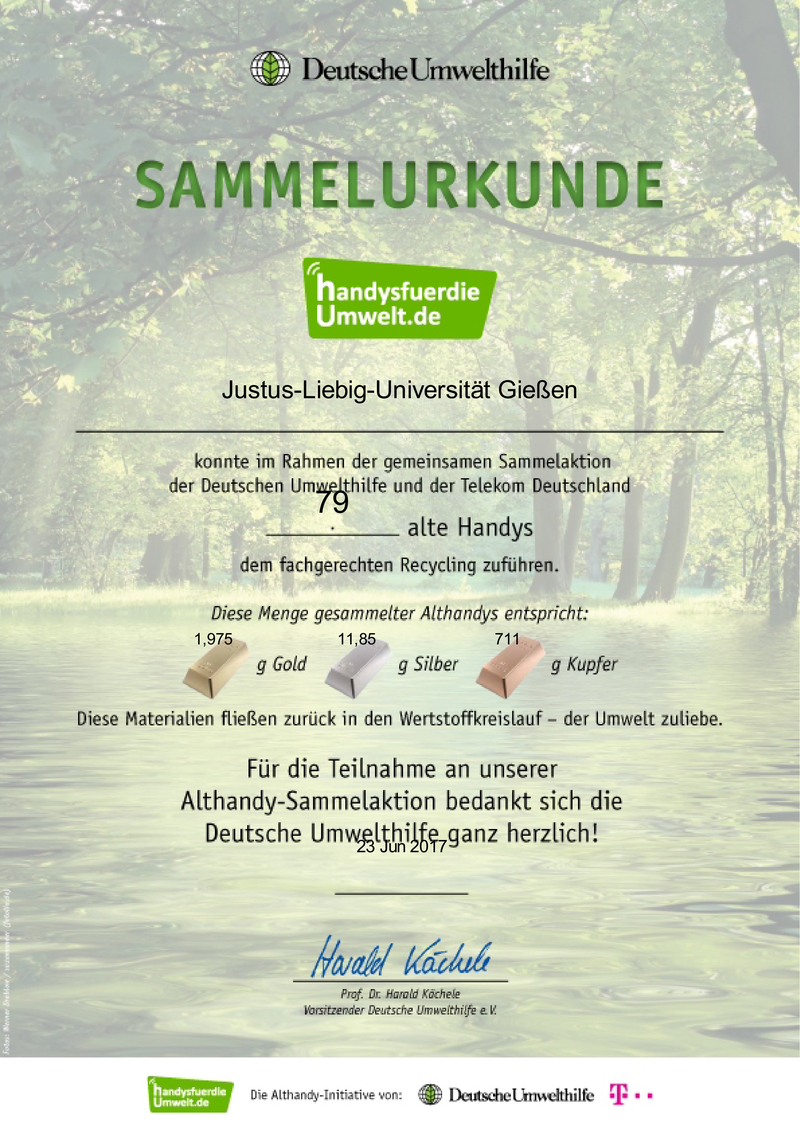 Sammelurkunde