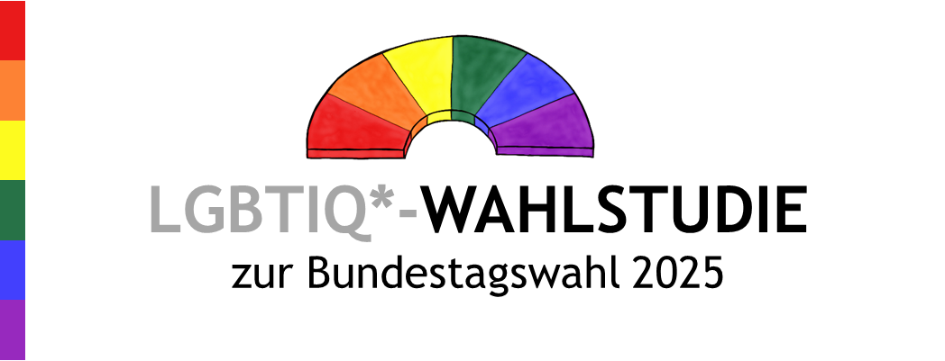 LGBTIQ*-Wahlstudie Bundestagswahl 2025 Banner