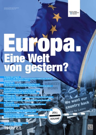 Flyer Ringvorlesung Europa