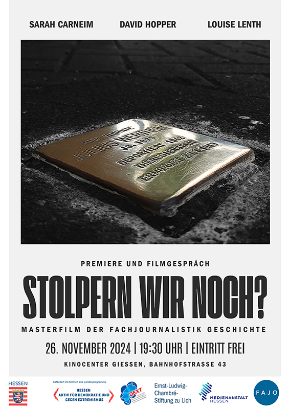 Filmpremiere "Stolpern wir noch?"