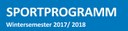 Sportprogramm Wintersemester 2017/18