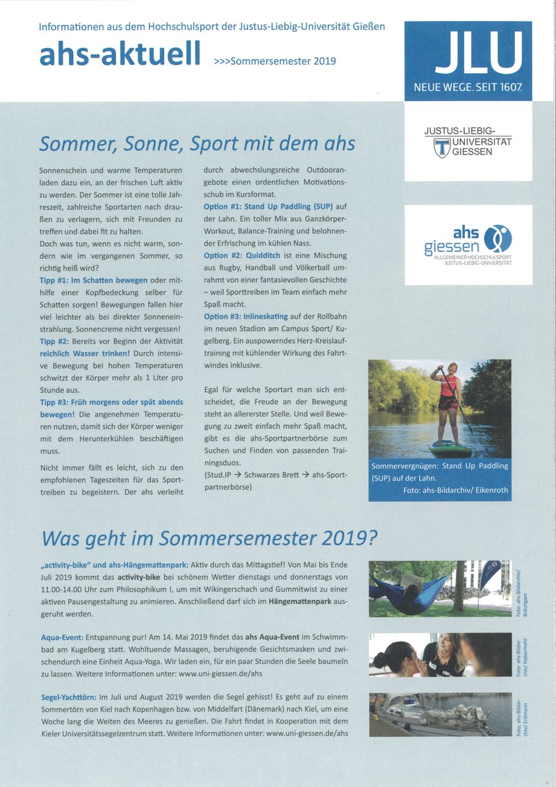 ahs-Zeitung SoSe 2019