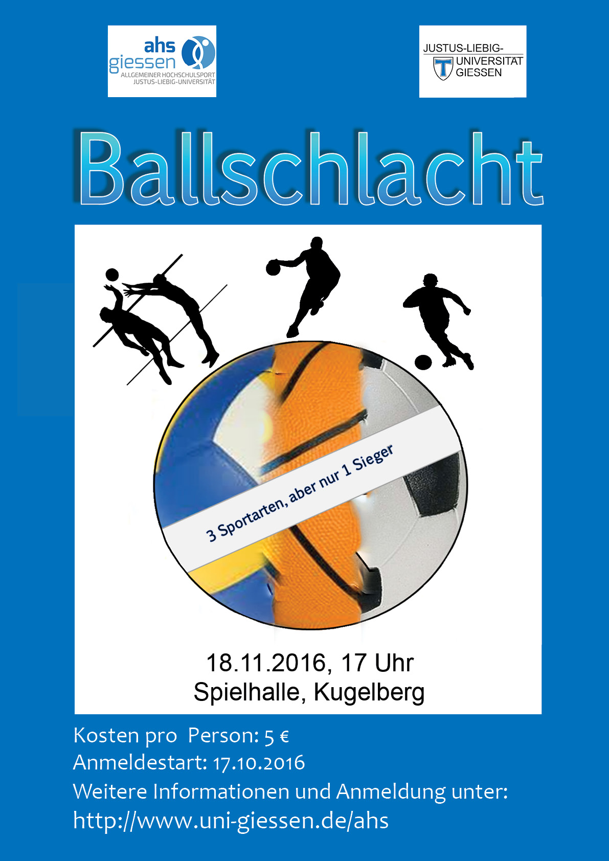 Plakat Ballschlacht 2016