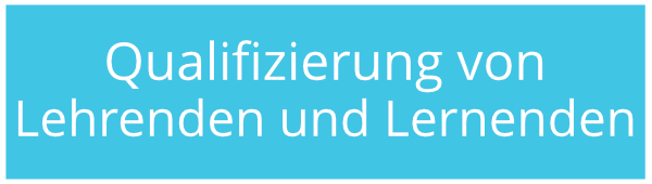 Qualifizierung von Lehrenden und Lernenden