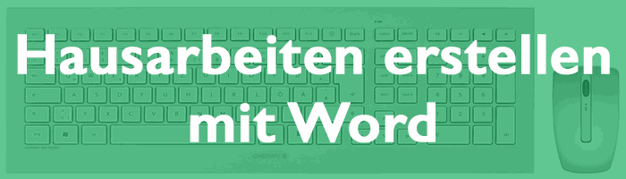 Hausarbeiten mit Word-2