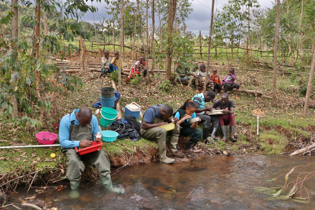 Measurements and data collection in Kenyan catchments