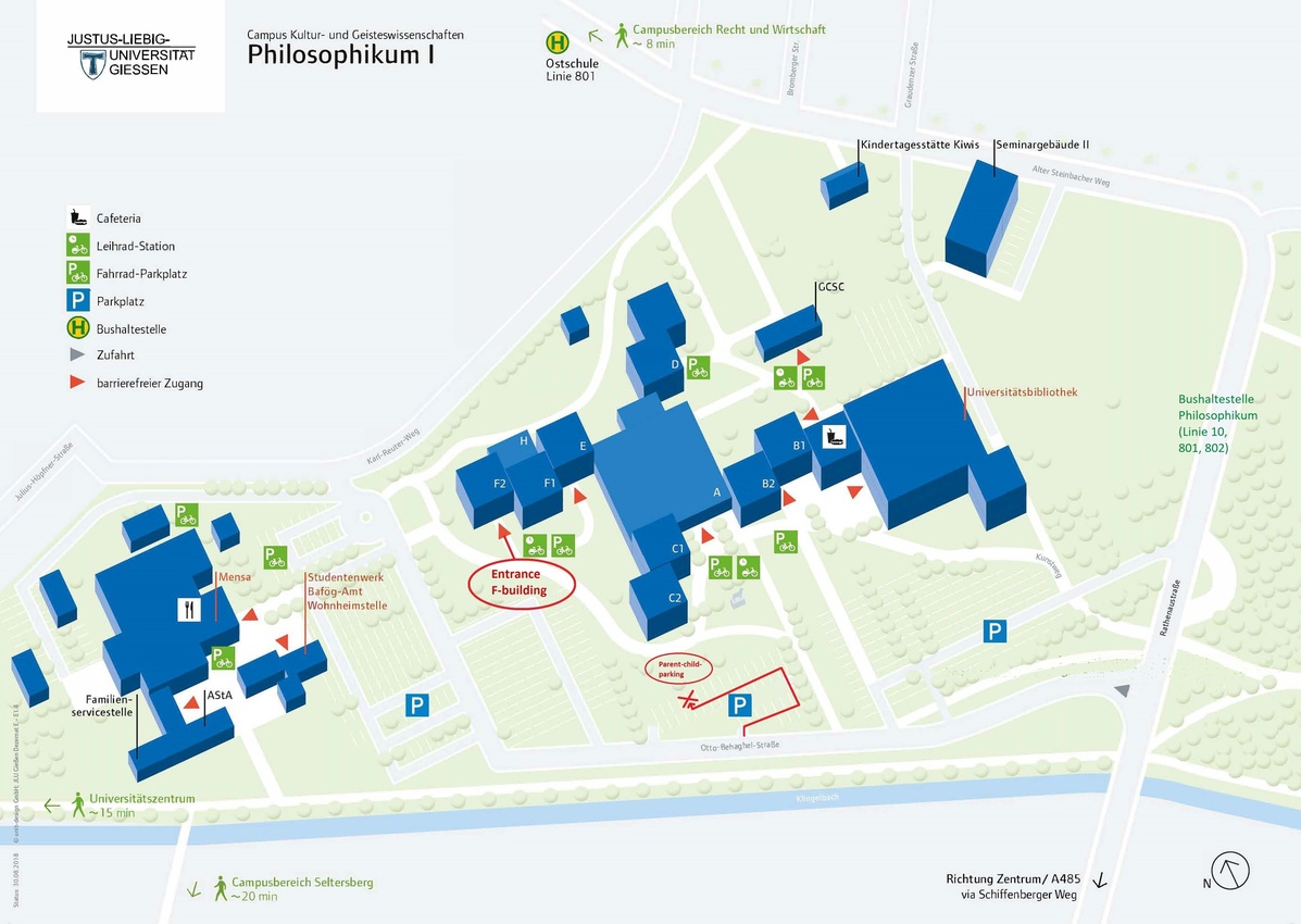 Drawn site plan