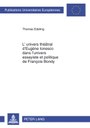 L  univers th  tral d  Eug ne Ionesco dans l  univers essayiste et politique de Fran ois Bondy