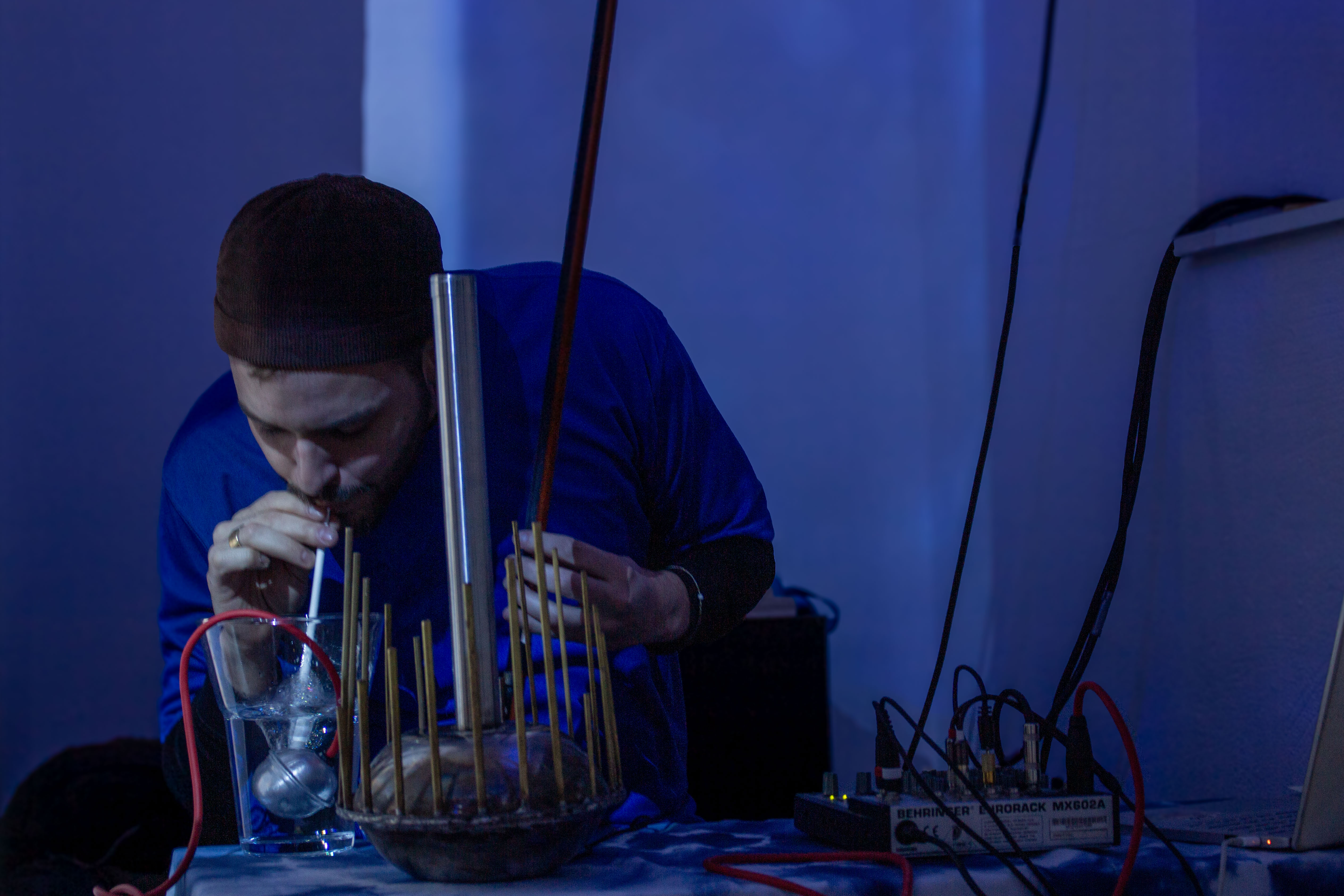 Pablo Pacheco experimenting with his Ocean Harp.jpg