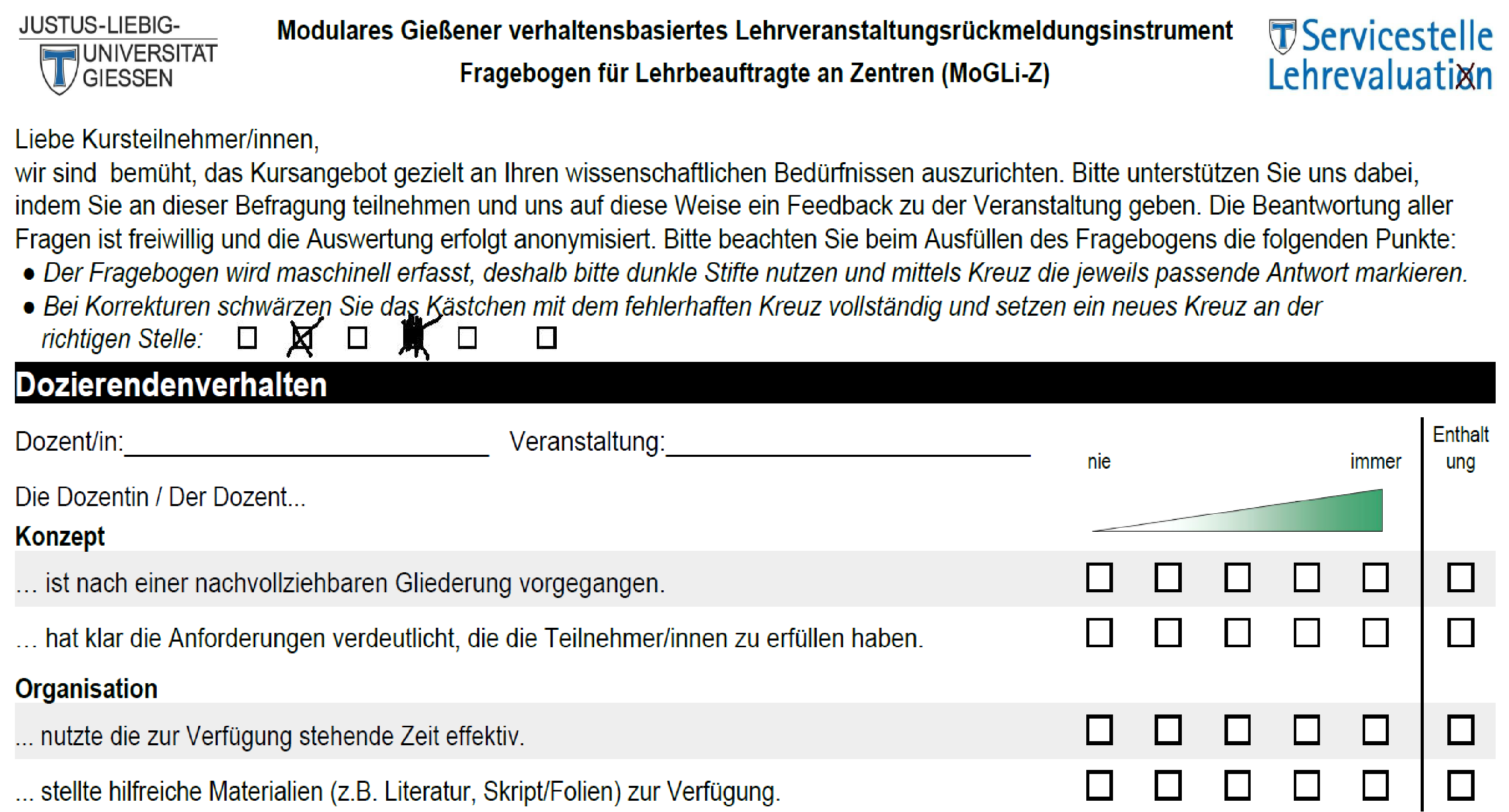 MoGli Fragebogen Shot