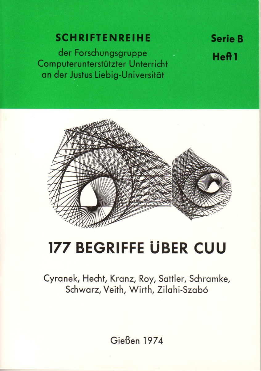 Schriftenreihe Der Cuu Serie B Heft 1 177 Begriffe Uber Cuu Hochschulrechenzentrum Hrz